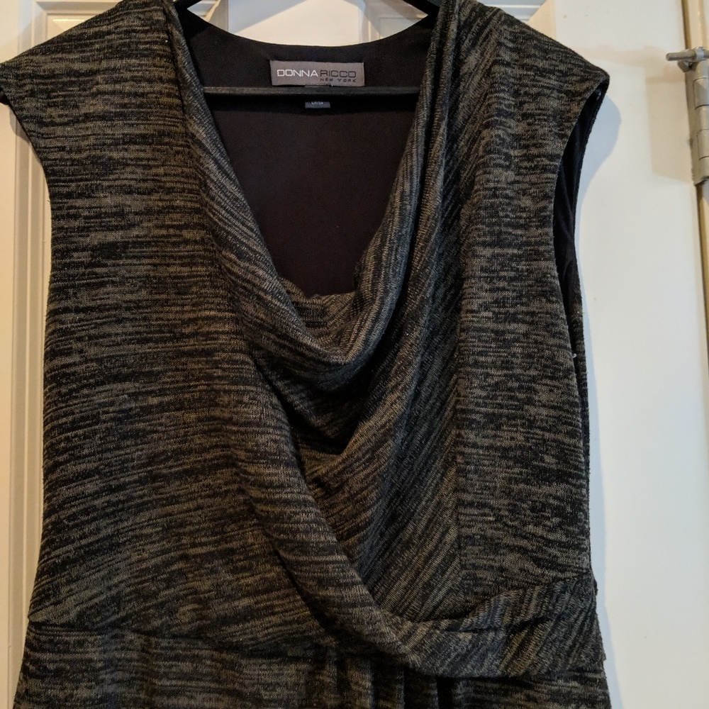 Donna Ricco cowl-neck dress